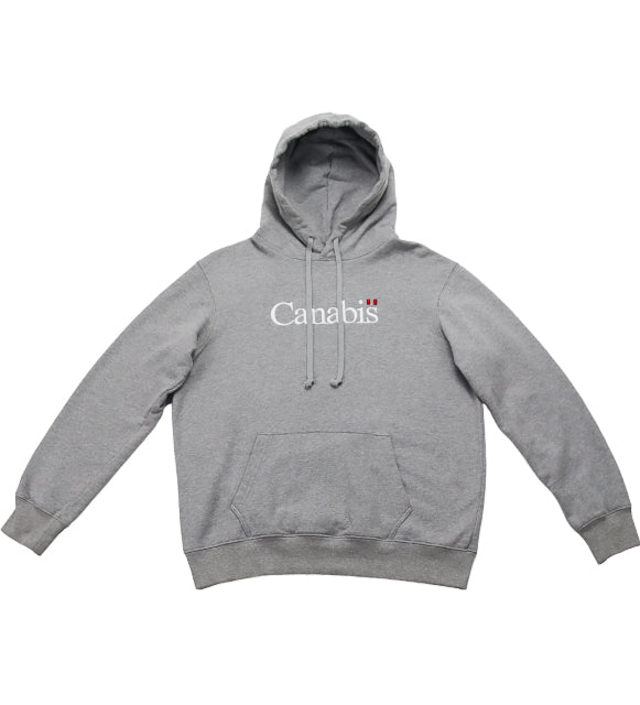 Grey Canabis Hoodie